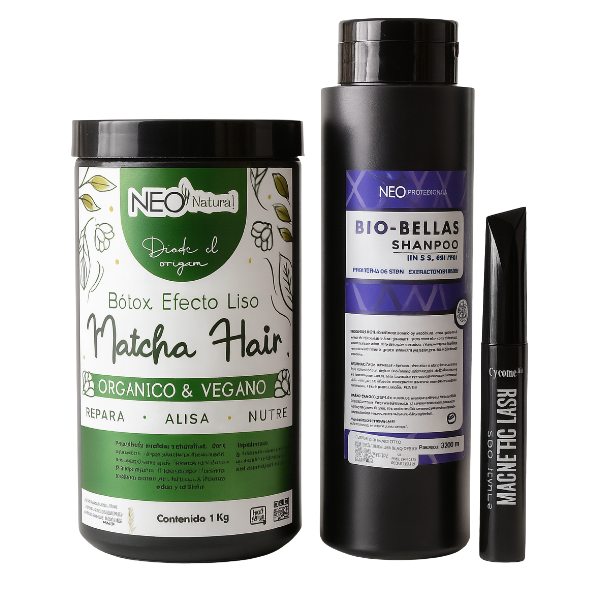 Kitt Cabello liso + pestañas